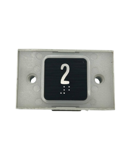 Кнопка 2-го этажа (накладная, с подсветкой)