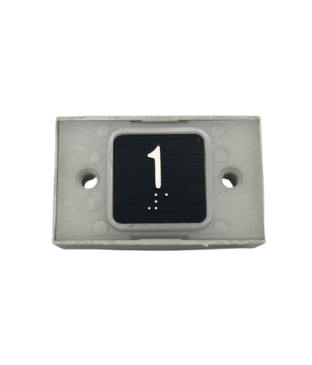 Кнопка 1-го этажа (накладная, с подсветкой)