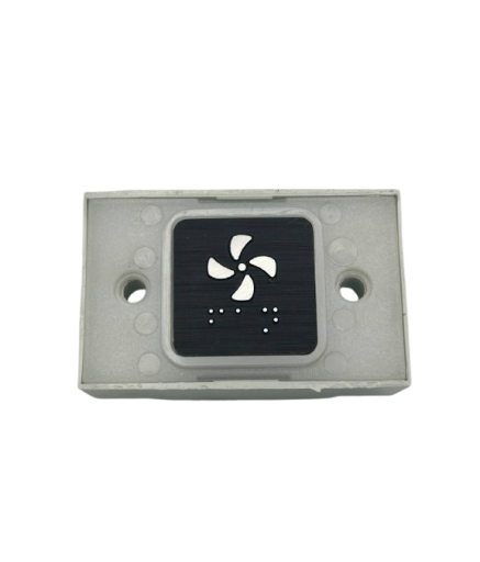 Кнопка вентилятор (накладная, с подсветкой)