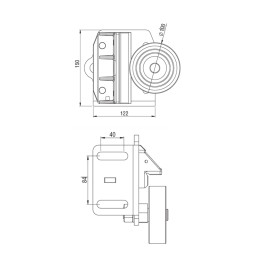 Роликовий башмак ARAS AMP - E 1200