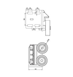 Роликовий башмак ARAS AMP-E 1100