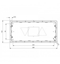 Этажный индикатор положения кабины SCHAEFER Aurora BASIC LIP AH